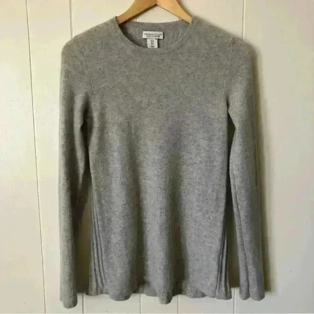 Adrienne Vittadini 2-Ply Cashmere Sweater Size S